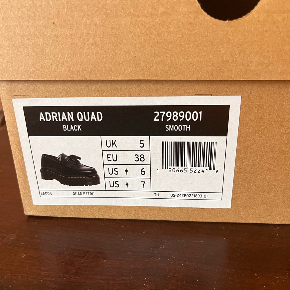 Dr. Martens Black Smooth Loafers